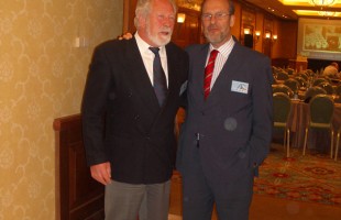 El Dr Muela con el Dr Steinbrick de la Endoklinik de Hamburgo.