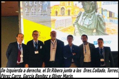 El Dr. Ribera , ponente oficial del Congreso Anual de la Sociedad Española de Cirugía de Cadera 2021