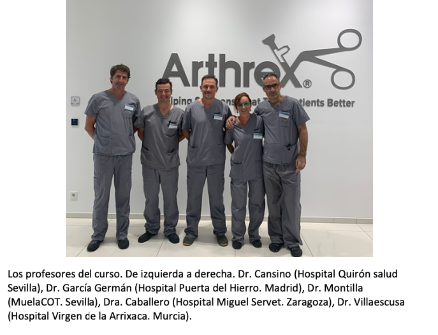 El Dr. Montilla acude como profesor al Arthrolab de Munich